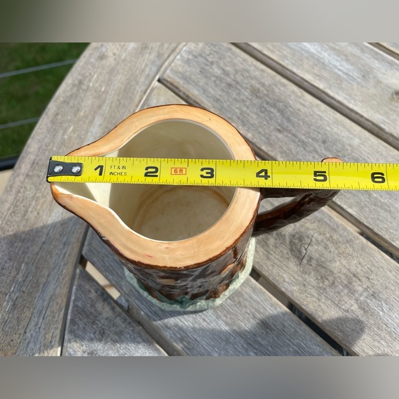 Vintage Keele Street Pottery Tree Trunk Jug / Pitcher - Picture 5 of 6